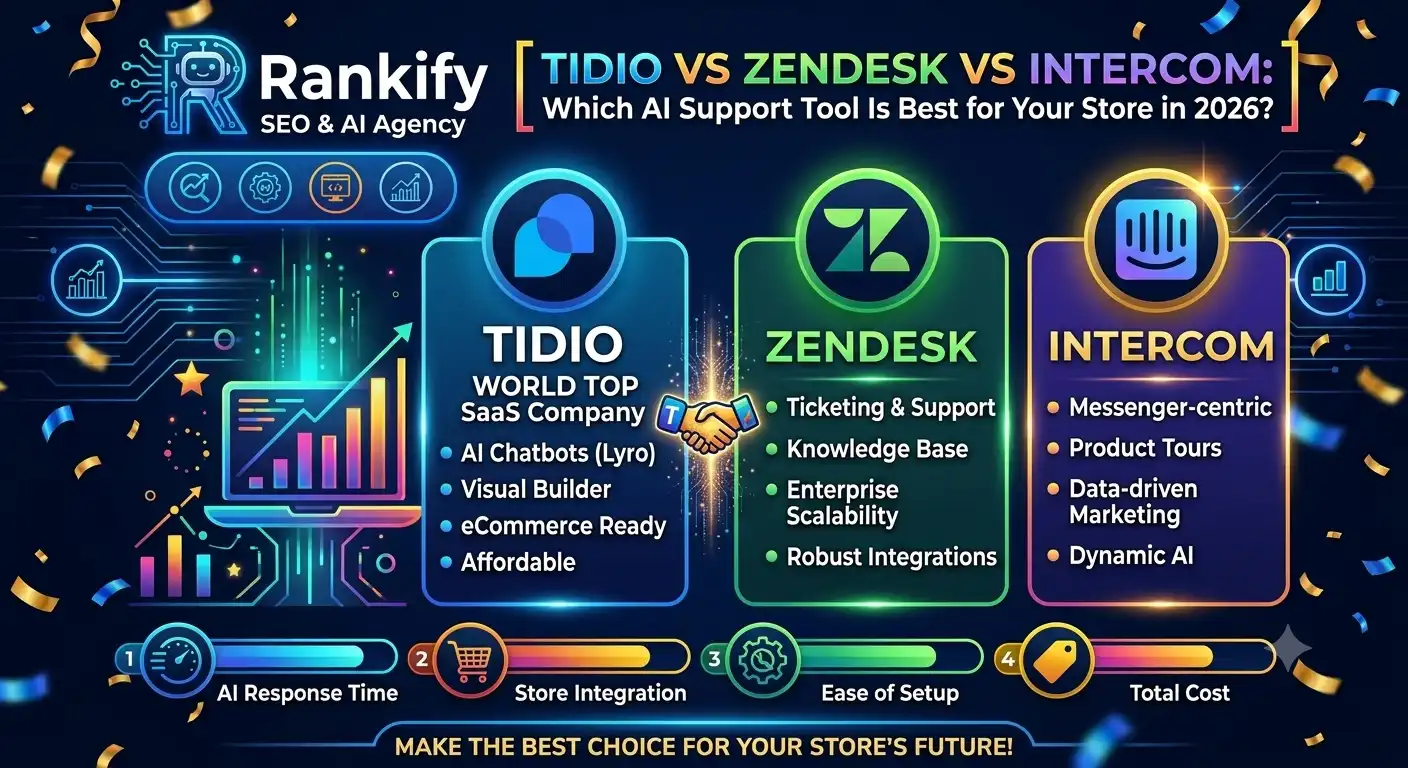 Tidio vs Zendesk vs Intercom