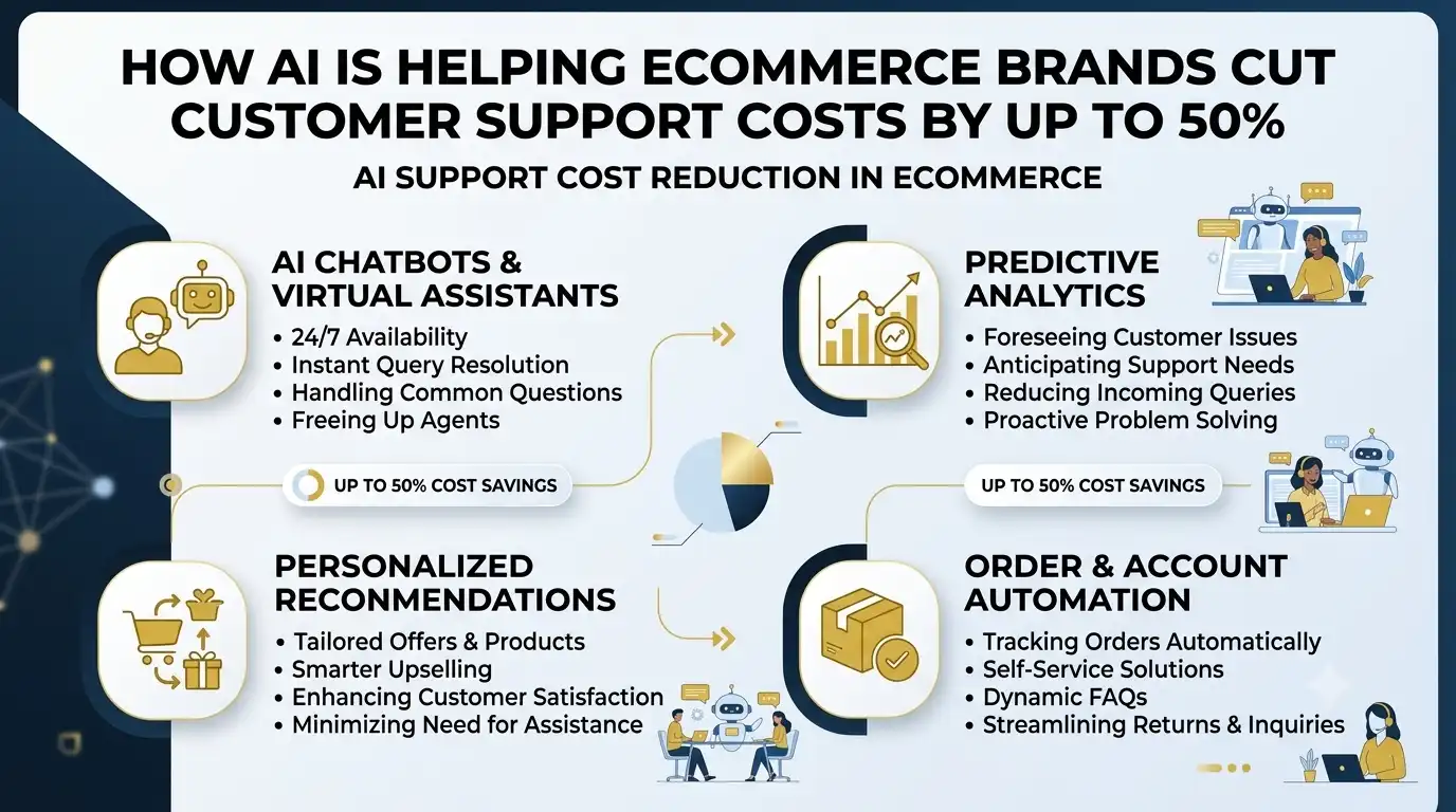 How Ecommerce Brands Can Cut Support Costs with AI (2026 Guide)